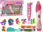 Richtots Premium 2-in-1 Hair Gems & Twist Rope Studio, DIY Hair Beader and Automatic Braiding Tool, Creative Beauty Salon Craft Kit for Girls Ages 5+
