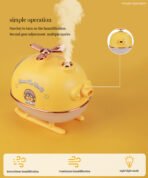 Richtots Premium Helicopter USB Humidifier – Silent Ultrasonic Cool Mist Maker for Home, Office, and Nursery - Image 3