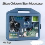 Richtots Premium 28-Piece Children's STEM Microscope Kit – Professional Metal Construction with 300X, 600X, and 1200X Magnification for Young Scientists - Image 6