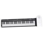 Richtots Premium 49-Key Portable Roll-up Piano, Ultra-Flexible Silicone Electronic Keyboard, Foldable & Travel-Friendly Design with Built-in Speaker, Perfect Musical Gift for Beginners, Kids & Travelers