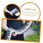 Richtots Premium 49-Key Portable Roll-up Piano, Ultra-Flexible Silicone Electronic Keyboard, Foldable & Travel-Friendly Design with Built-in Speaker, Perfect Musical Gift for Beginners, Kids & Travelers - Image 4