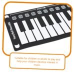 Richtots Premium 49-Key Portable Roll-up Piano, Ultra-Flexible Silicone Electronic Keyboard, Foldable & Travel-Friendly Design with Built-in Speaker, Perfect Musical Gift for Beginners, Kids & Travelers - Image 5