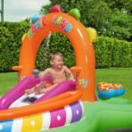 Richtots Premium Bestway #53117 Music Land Inflatable Play Center – Interactive Kids Pool with Piano Slide, Sprayer Arch, and Ball Pit – Multi-Activity Backyard Water Park for Toddlers - Image 4