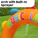 Richtots Premium Bestway #53117 Music Land Inflatable Play Center – Interactive Kids Pool with Piano Slide, Sprayer Arch, and Ball Pit – Multi-Activity Backyard Water Park for Toddlers - Image 5