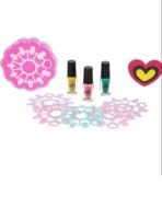 richtots Premium 2 in 1 Hair Beads & Nail Art Kit (Pink) - Image 4