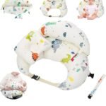 Richtots Premium Nursing Pillow for Breastfeeding, Multifunction Breast Feeding Pillows, Baby Nursing Pillows, Bed U-Shape Pillow and Baby Lounger for Newborn