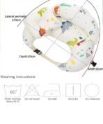 Richtots Premium Nursing Pillow for Breastfeeding, Multifunction Breast Feeding Pillows, Baby Nursing Pillows, Bed U-Shape Pillow and Baby Lounger for Newborn - Image 5