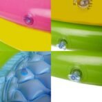 Richtots Premium Intex #57107 Rainbow 3-Ring Sunset Glow Kiddie Pool – 3ft Portable Toddler Splash Pad – Soft Inflatable Floor for Safe Backyard Play - Image 4