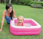 Richtots Premium Intex #57100 Play Box Pool – 3ft Square Inflatable Toddler Pool – Soft Padded Floor for Safe Backyard Splash Time - Image 4