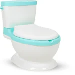 Western Style Toddler Potty Seat with Closing Lid & Removable Bowl