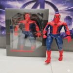 Richtots Premium 12-Inch Spider-Man Action Figure – Large Scale Marvel-Inspired Homecoming Hero Collectible – Iconic Red & Blue Suit Superhero Toy for Kids and Fans