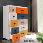 Richtots Premium Multicolor dual storage drawers 10 drawers