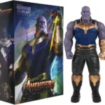 Richtots Premium Thanos Action Figure, Infinity War Series Collectible with Infinity Gauntlet, Detailed Super Hero Series Doll, Ideal Birthday Gift for Marvel Fans and Collectors