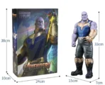 Richtots Premium Thanos Action Figure, Infinity War Series Collectible with Infinity Gauntlet, Detailed Super Hero Series Doll, Ideal Birthday Gift for Marvel Fans and Collectors - Image 2