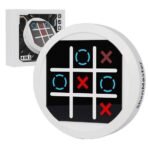 Richtots Premium 4-in-1 Electronic Pocket Game, Portable Infinite Tic-Tac-Toe, Memory Challenge & 81-Level Whac-A-Mole with LED Display