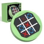 Richtots Premium 4-in-1 Electronic Pocket Game, Portable Infinite Tic-Tac-Toe, Memory Challenge & 81-Level Whac-A-Mole with LED Display - Image 2
