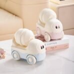 Modern Cement Truck Coin Bank – Durable Handcrafted Saving Pot with Movable Mixing Drum - Image 4