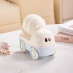 Modern Cement Truck Coin Bank – Durable Handcrafted Saving Pot with Movable Mixing Drum - Image 5