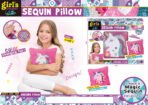 Richtots Premium DIY Magic Sequin Unicorn Pillow Kit, Reversible Color-Changing Sequin Art Craft, Creative Soft Plush Decor Set for Girls Ages 5+
