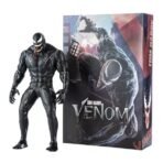 Richtots Premium 15-Inch Venom Action Figure – Large Scale Marvel-Inspired Symbiote Collectible – Realistic Muscle Detail & Articulated Superhero Toy for Kids and Fans