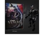 Richtots Premium 15-Inch Venom Action Figure – Large Scale Marvel-Inspired Symbiote Collectible – Realistic Muscle Detail & Articulated Superhero Toy for Kids and Fans - Image 3