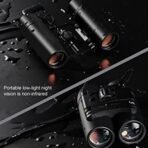 Richtots Premium 30x60 Compact High-Power Binoculars – Professional Folding Optics with HD Vision and Night Vision Support for Bird Watching, Travel, and Outdoor Adventures - Image 6