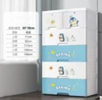 Richtots Premium modular plastic storage wardrobes/chests of drawers