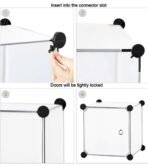 Richtots Premium Multi-Purpose Organizer | 𝐊𝐢𝐝𝐬 𝐏𝐥𝐚𝐬𝐭𝐢𝐜 Modular Storage Rack for Clothes | Space-Saving Collapsible Wardrobe for Clothes【Blue, 8-Shelf-8-Door】(RED Spidey) - Image 3