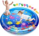 Richtots Premium Round Inflatable Tummy Time Water Mat – Sensory Play & Motor Skill Development Toy for Infants - Image 2
