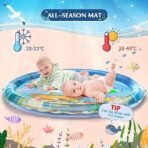 Richtots Premium Round Inflatable Tummy Time Water Mat – Sensory Play & Motor Skill Development Toy for Infants - Image 4