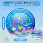 Richtots Premium Round Inflatable Tummy Time Water Mat – Sensory Play & Motor Skill Development Toy for Infants - Image 5