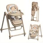 Richtots Premium Kidilo KD006 Baby High Chair – Height Adjustable & Foldable - Image 8