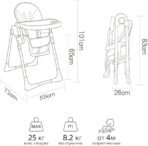 Richtots Premium Kidilo KD006 Baby High Chair – Height Adjustable & Foldable - Image 7