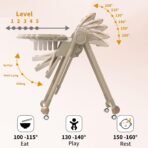 Richtots Premium Kidilo KD006 Baby High Chair – Height Adjustable & Foldable - Image 9