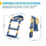 Richtots Premium Multifunctional Baby Potty Ladder Seat with Adjustable Steps & Cushion - Image 5