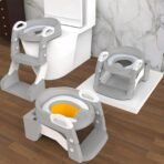 Richtots Premium 3 in 1 Baby Potty Ladder Seat with Step Stool & Toilet Trainer - Image 3