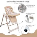 Richtots Premium Kidilo 11-3 Baby High Chair with Swing – Height Adjustable & Reclining - Image 4
