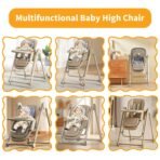 Richtots Premium Kidilo KD006 Baby High Chair – Height Adjustable & Foldable - Image 10