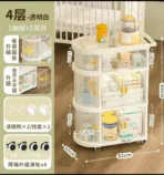 Richtots Premium 5 Layer Baby Storage Organizer with Dustproof Cover & Wheels - Image 2