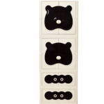 Richtots Premium 2+2 Bear Design Storage Almirah with Dustproof Doors