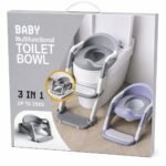 Richtots Premium 3 in 1 Baby Potty Ladder Seat with Step Stool & Toilet Trainer