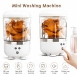Richtots Premium Portable Mini Washing Machine with One-Touch Operation