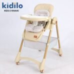 Richtots Premium Kidilo KD3-3 Baby High Chair – Height Adjustable, Reclining & Foldable