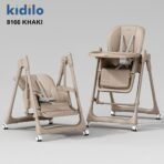 Richtots Premium Kidilo 8166 Baby High Chair with Swing – Height Adjustable & Reclining - Image 2