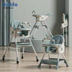 Richtots Premium Kidilo E-560 4-in-1 Baby High Chair – Reclining, Height Adjustable & Foldable - Image 2