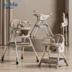 Richtots Premium Kidilo E-560 4-in-1 Baby High Chair – Reclining, Height Adjustable & Foldable - Image 4