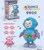 Richtots Premium Cute Dancing Robot Musical Toy with Lights & Music – Interactive Battery Operated Toy for Kids