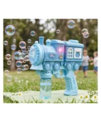 Richtots Premium Battery Operated Train Engine Bubble Gun – Automatic Bubble Blaster with LED Lights for Kids - Image 7