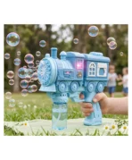 Richtots Premium Battery Operated Train Engine Bubble Gun – Automatic Bubble Blaster with LED Lights for Kids - Image 5