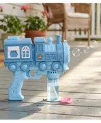 Richtots Premium Battery Operated Train Engine Bubble Gun – Automatic Bubble Blaster with LED Lights for Kids - Image 4